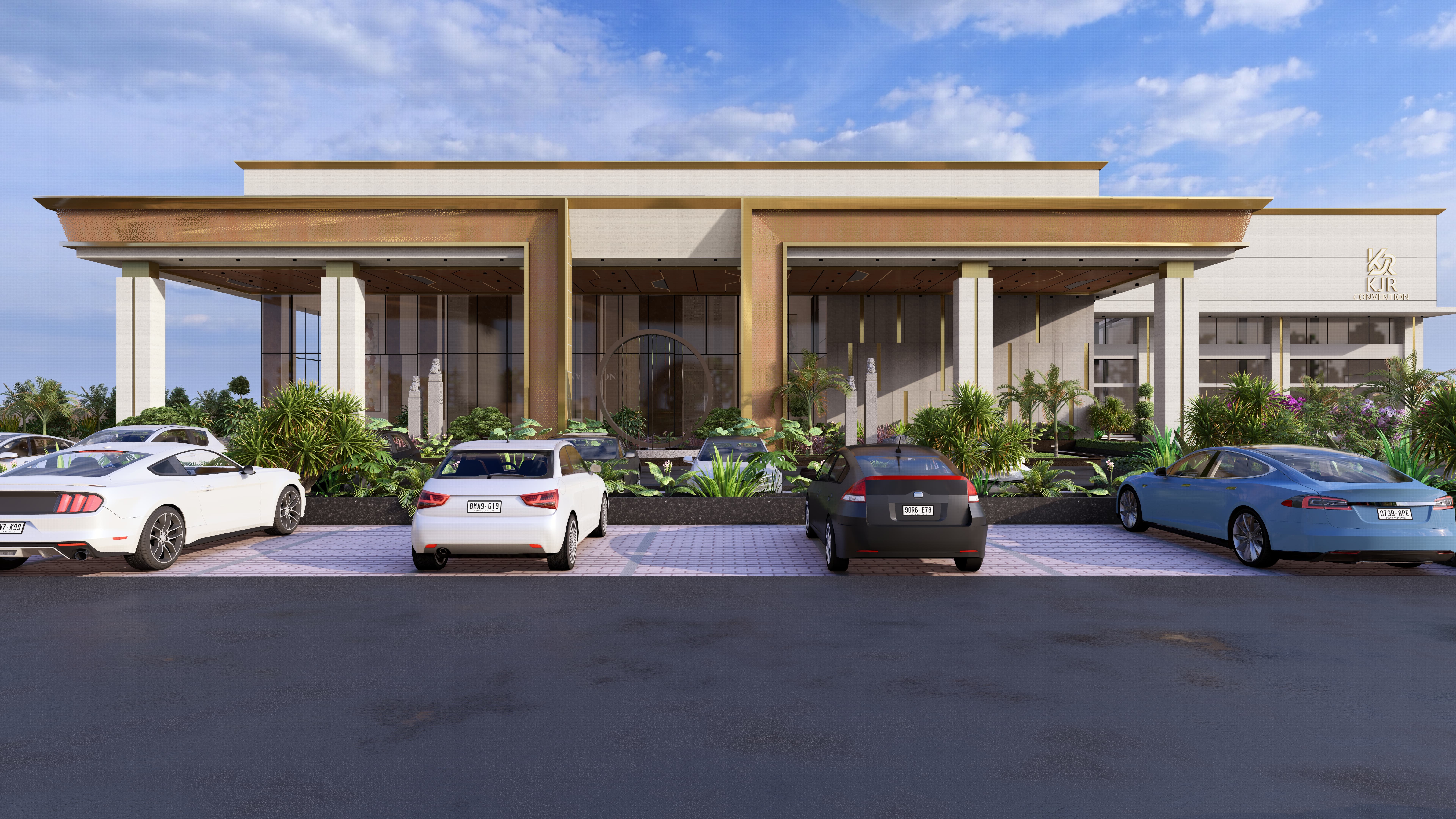 KJR Convention Center Daytime Façade