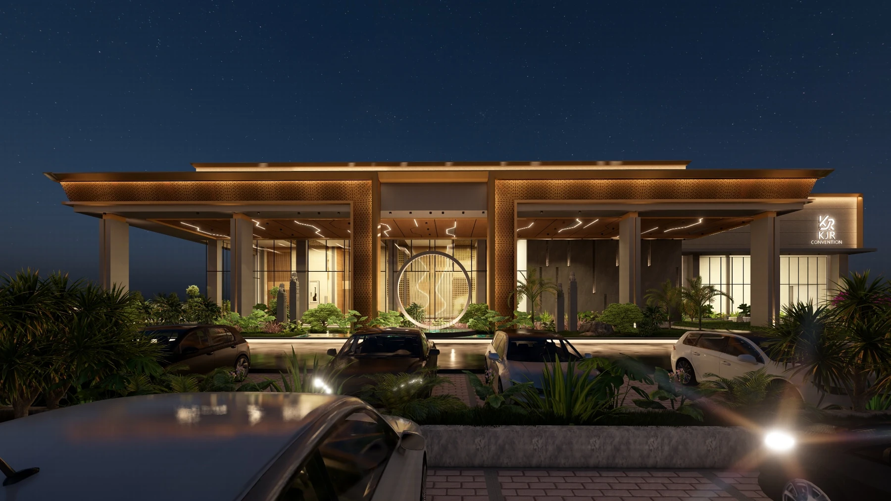 Night Façade View